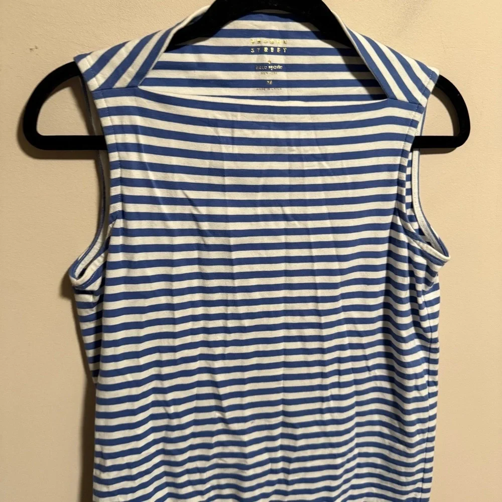 Kate Spade x Broome Street Stripe Everyday Shift Dress in Blue- Size XS